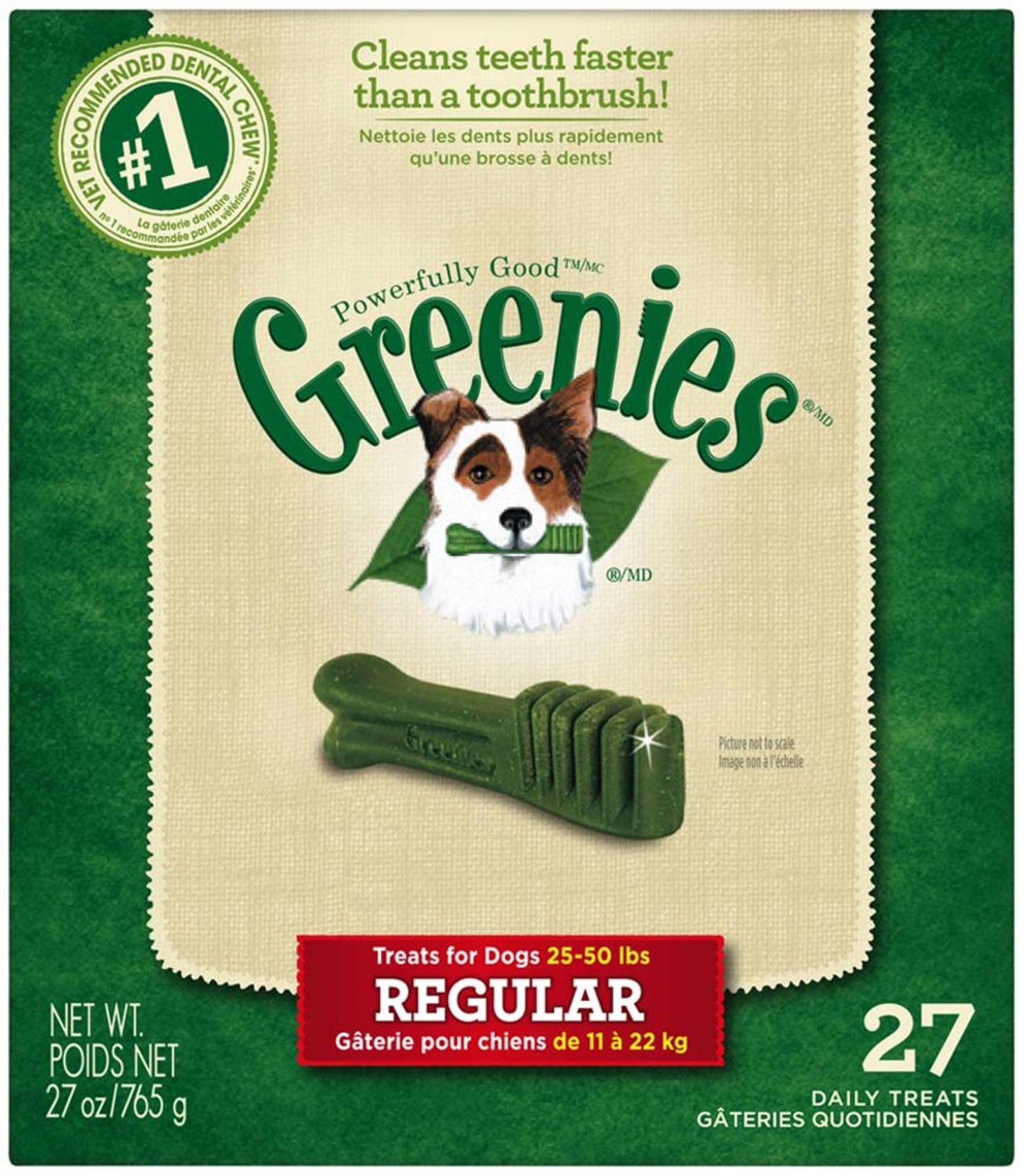 Greenies Dog Dental Treats Original 1ea/27 oz, 27 ct, Regular