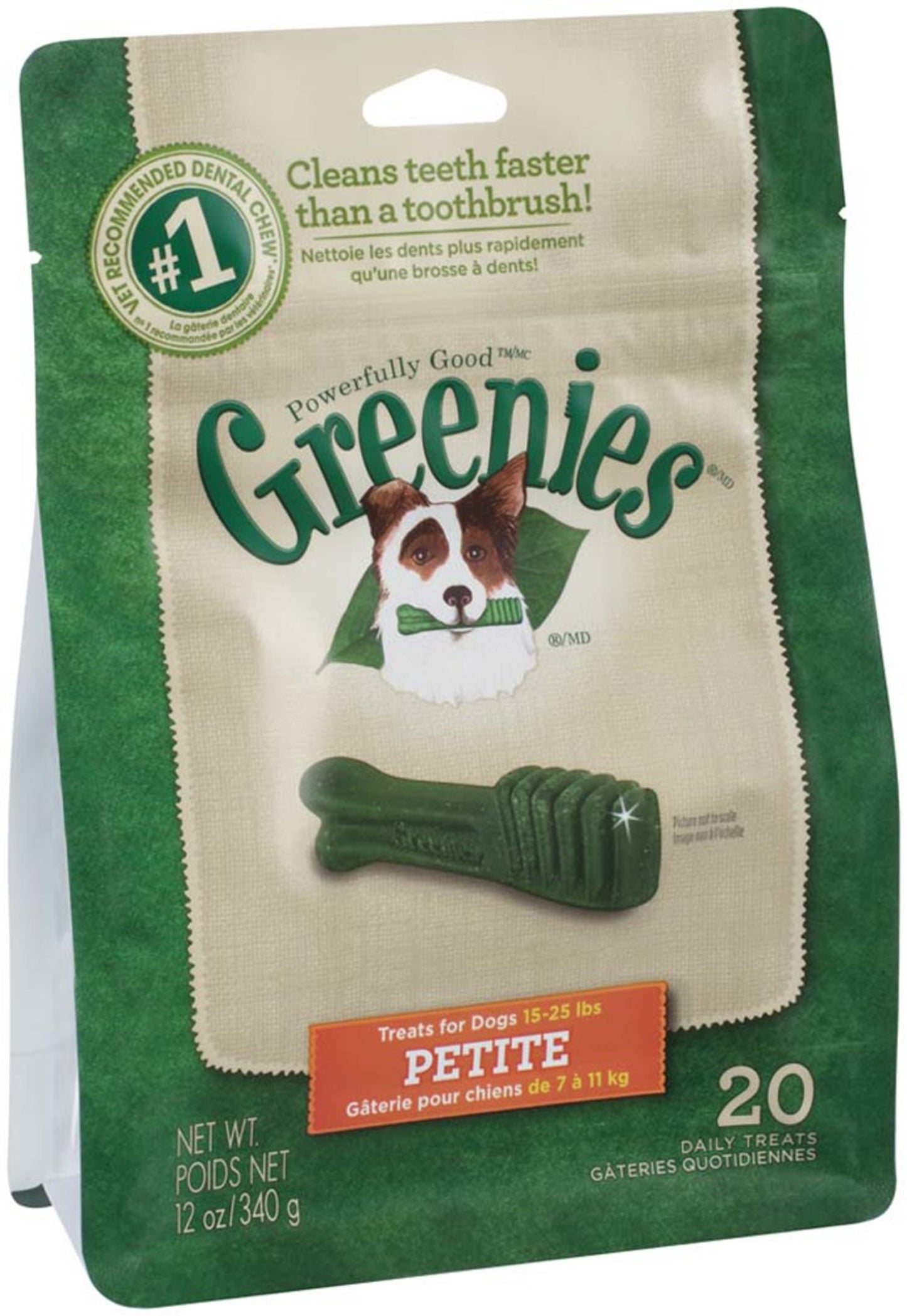 Greenies Dog Dental Treats Original 1ea/12 oz, 20 ct, Petite