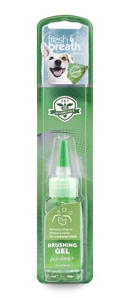 TropiClean Fresh Breath Brushing Dental & Oral Care Gel for Dogs 2 oz