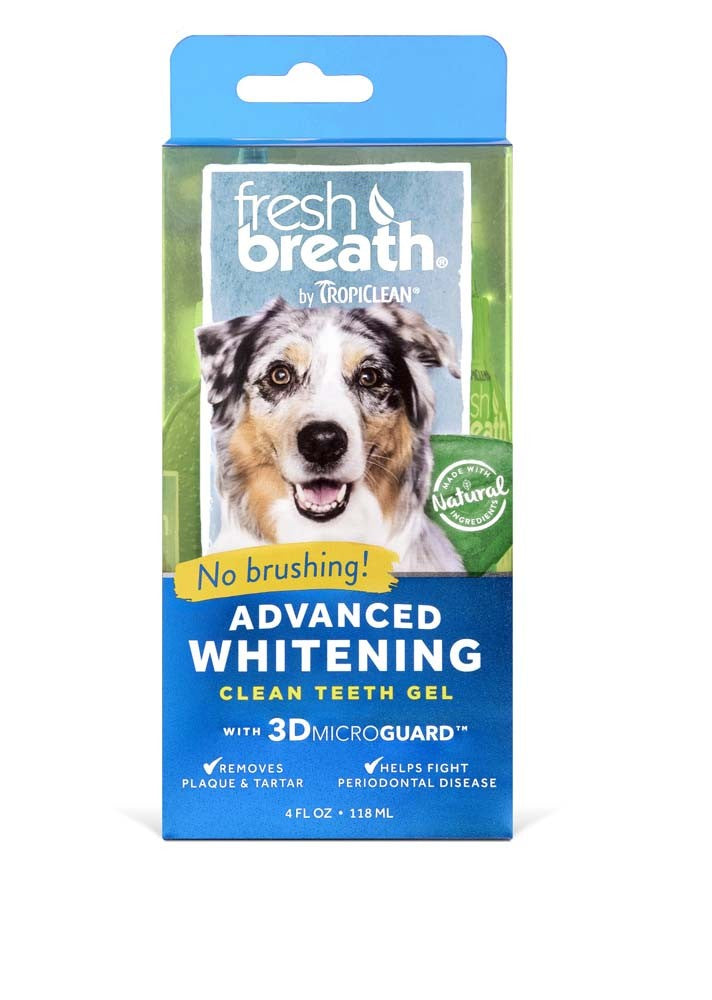 Tropiclean Advanced Whitening Clean Teeth Gel For Dogs 4Oz