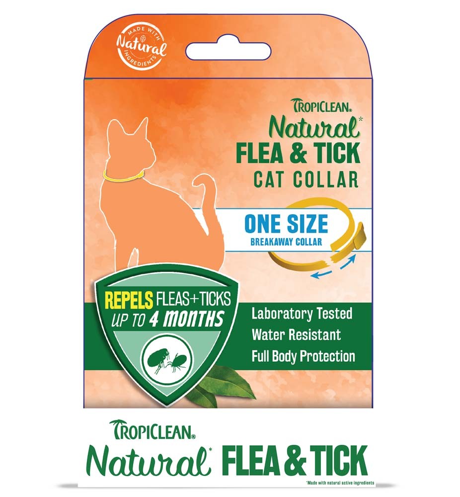 Tropiclean Cat Flea and Tick Collar 6 Piece Display