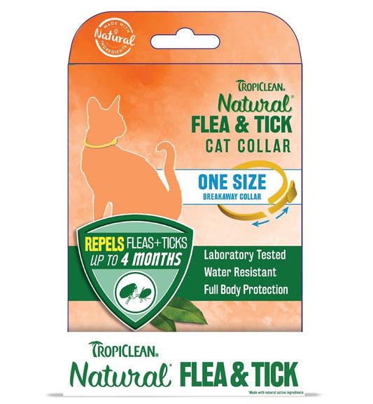 Tropiclean Cat Flea and Tick Collar 6 Piece Display