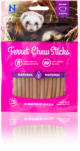 N-Bone Ferret Chew Sticks Bacon 1.87 oz