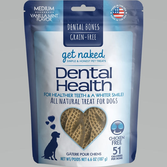 Get Naked Dog Grain-Free Dental Health Medium 6.6 Oz.