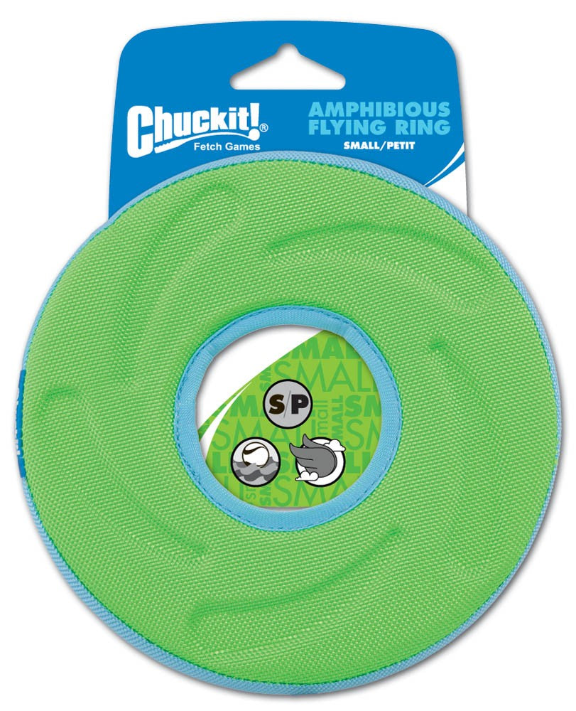 Chuckit! ZipFlilght Flying Ring Dog Toy Assorted Small