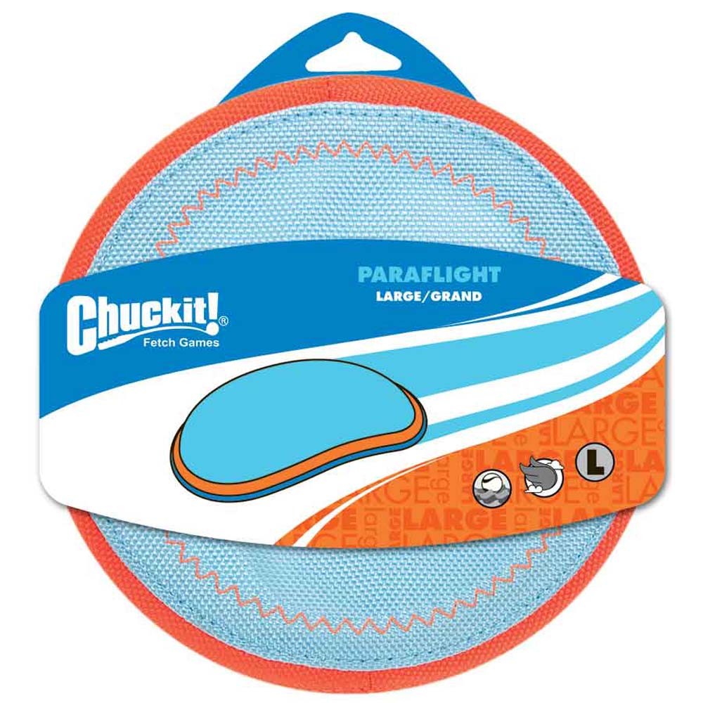 Chuckit! Paraflight Dog Toy Blue, Orange Large