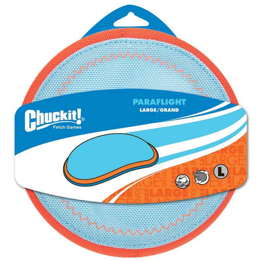 Chuckit! Paraflight Dog Toy Blue, Orange Large