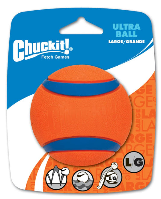 Chuckit! Ultra Ball Dog Toy Blue, Orange Large