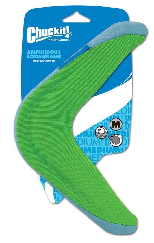 Chuckit! Amphibious Dog Toy Boomerang Assorted Medium