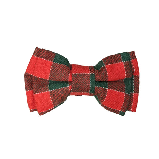 FASHION PET Dog Bow Tie, Red Plaid MED/LRG