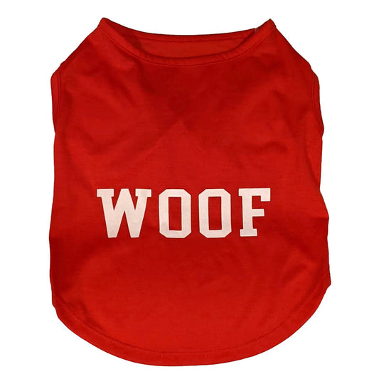 Fashion Pet Cosmo Woof Tee Red Extra Small