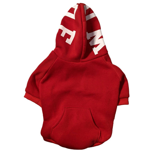 Fashion Pet Cosmo Woof Hoodie Red Medium