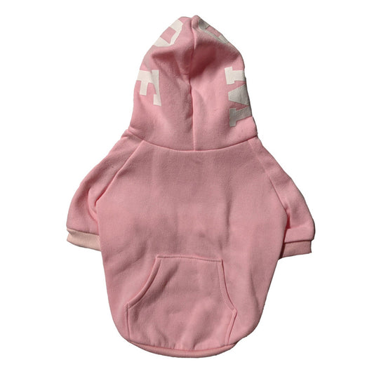 Fashion Pet Cosmo Woof Hoodie Pink Small