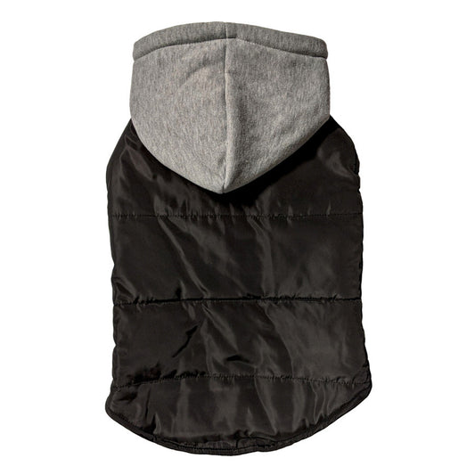Fashion Pet Cosmo Vest w/Hood Black Medium