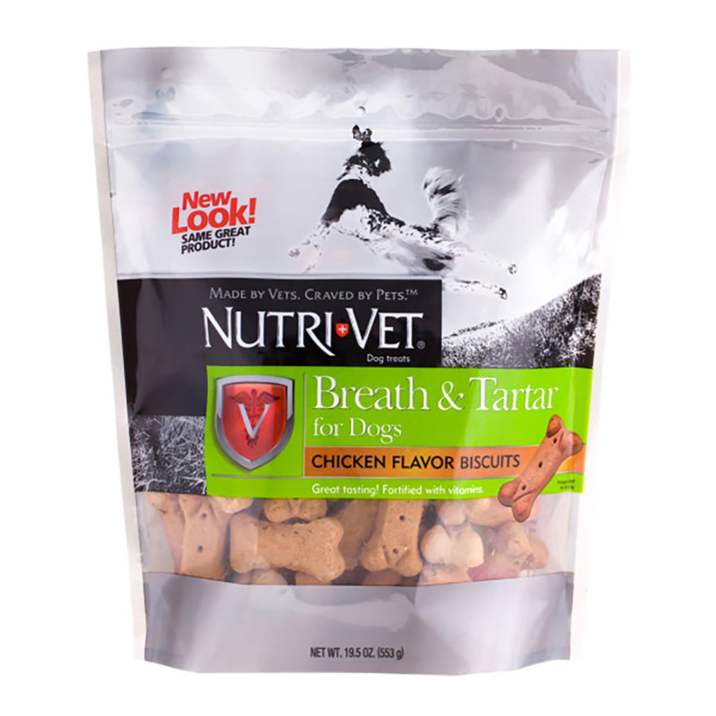 Nutri-Vet Breath & Tarter Dog Biscuits Mint & Parsley 19.5 oz