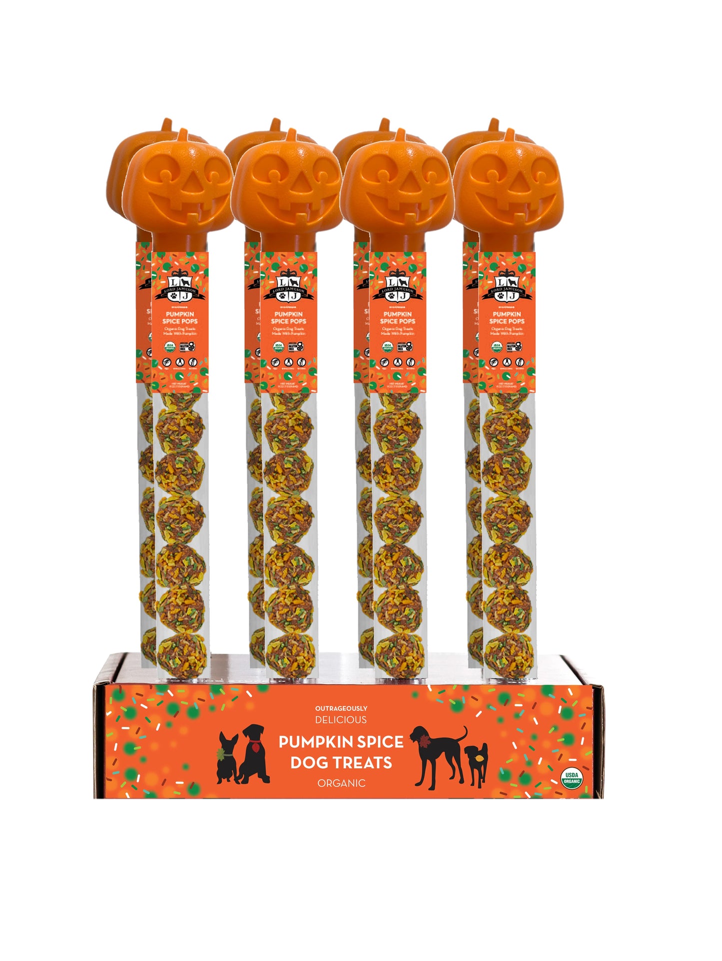 LORD JAMESON PUMPKIN SPICE POPS 3OZ 12CT DISPLAY