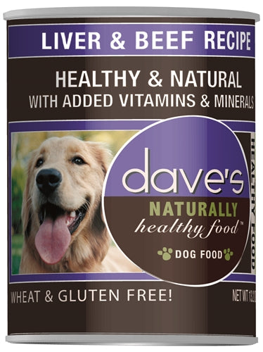 Daves Naturally Healthy, Liver and Beef 13.2Oz (Case Of 12)