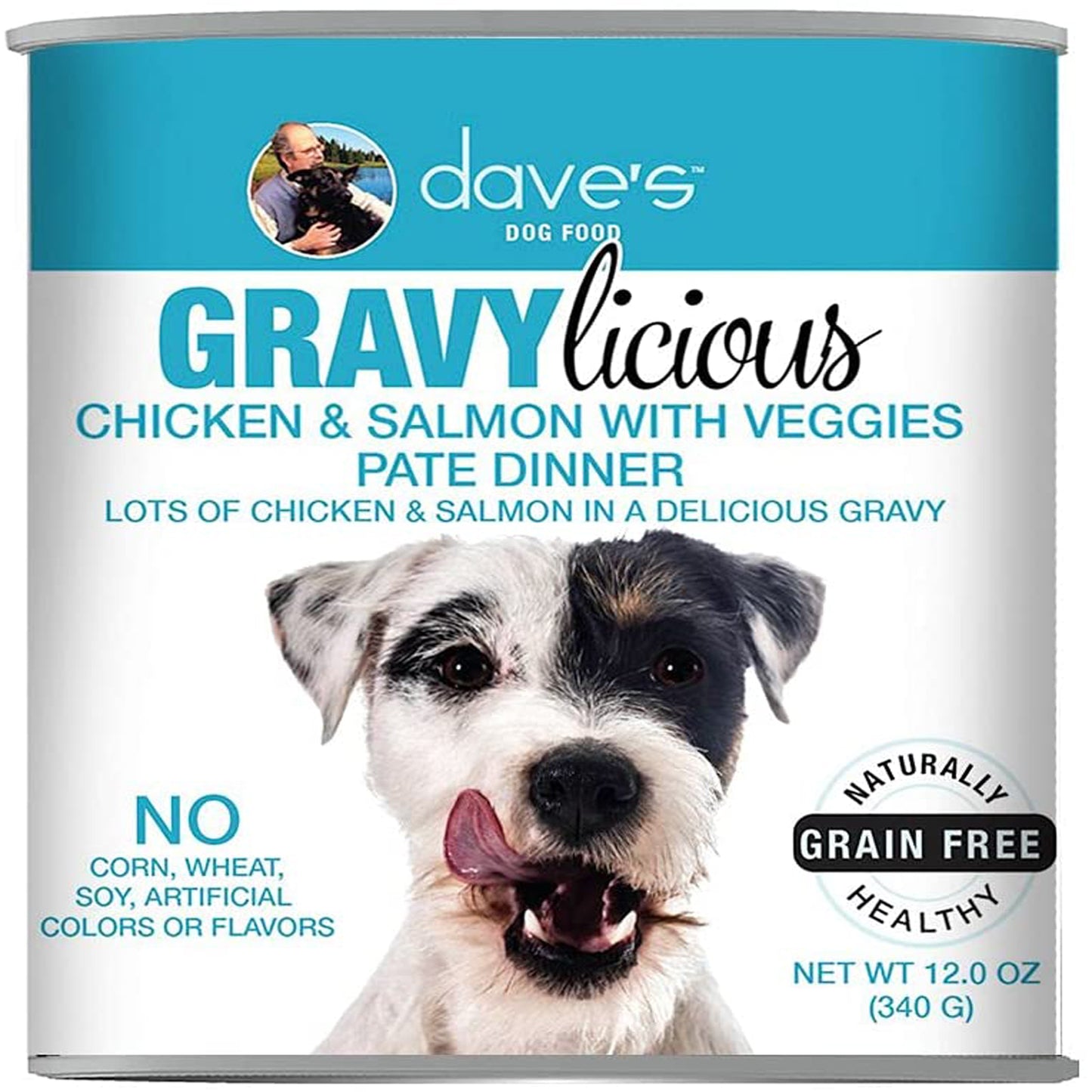 Daves Dog Grain Free Gravylicious Chicken and Salmon 12 Oz (Case Of 12)