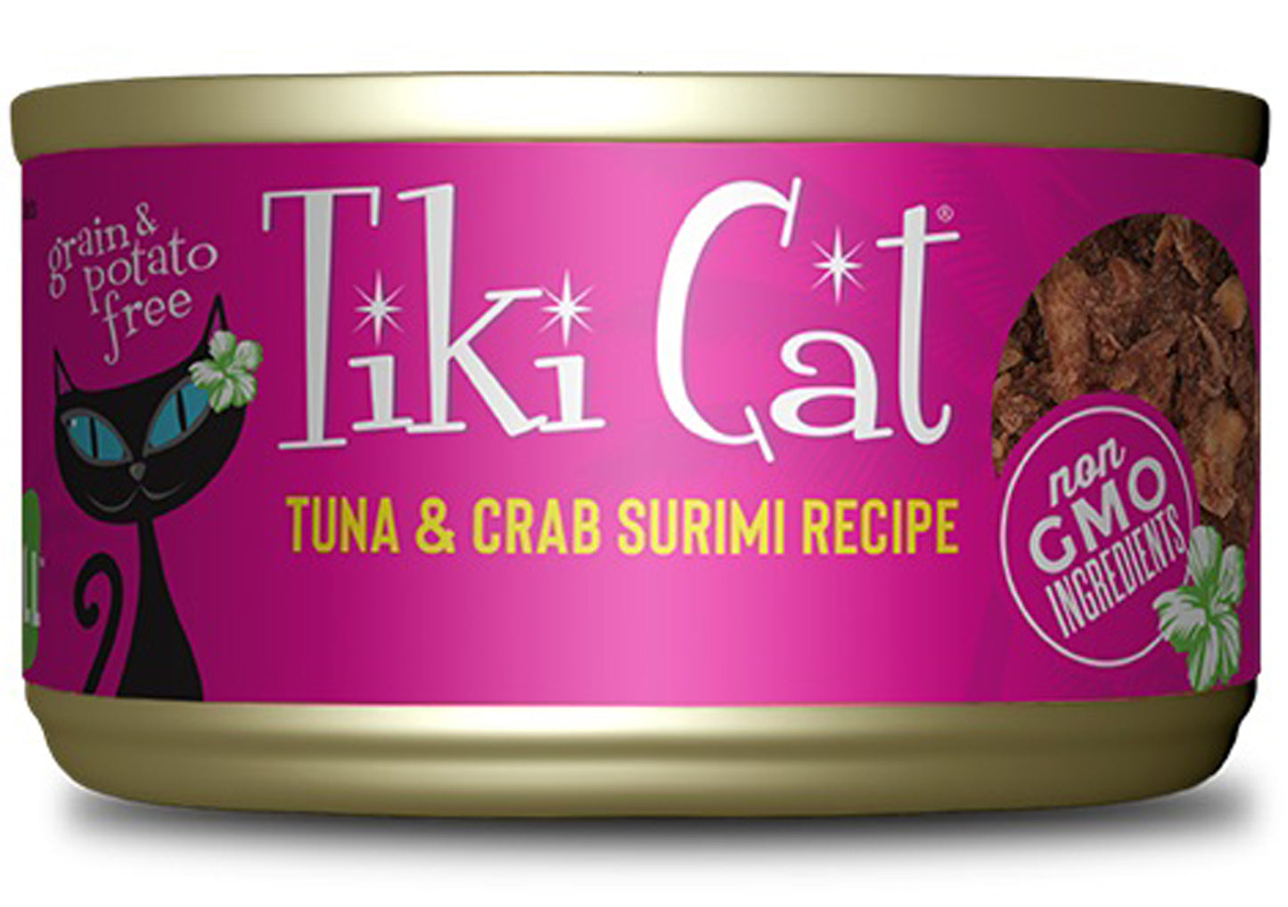 Tiki Pets Cat Lanai Grill Tuna & Crab Surimi 2.8oz.(Case Of 12)