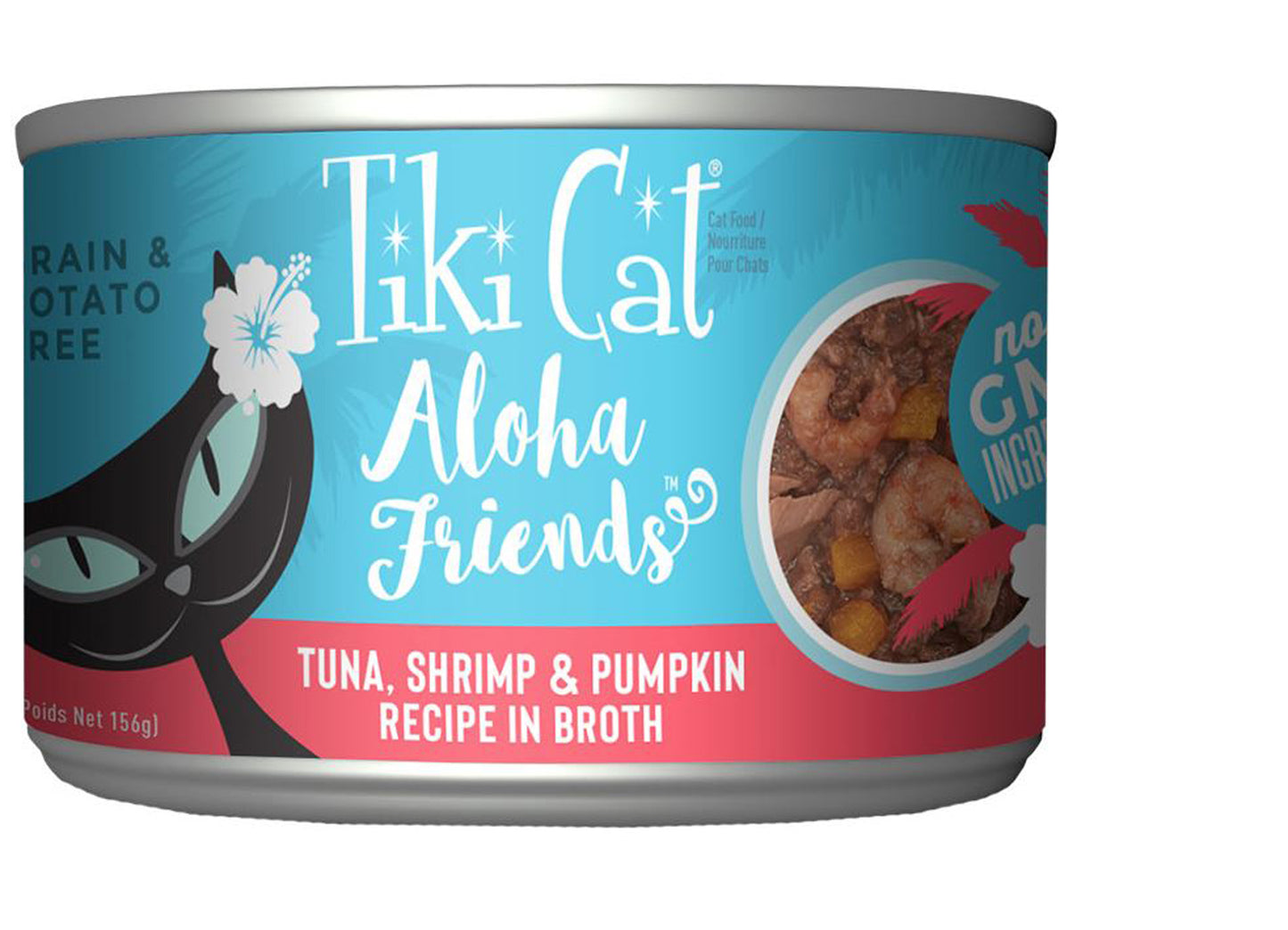 Tiki Pets Cat Aloha Tuna, Shrimp & Pumpkin 5.5oz.(Case Of 8)