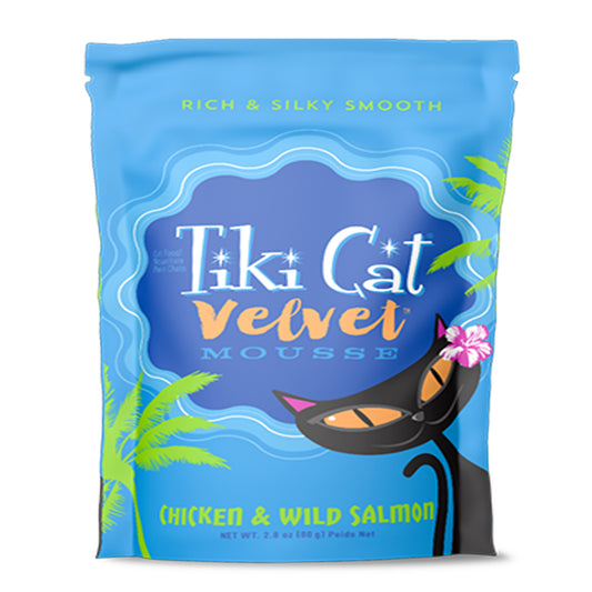 Tiki Pets Cat Mousse Chicken Salmon 2.8 Oz.(Case Of 12)