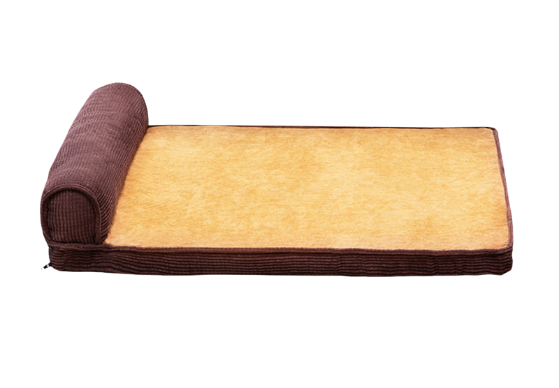 Bpups Luxury Chaise Suede Washable Orthopedic Bed