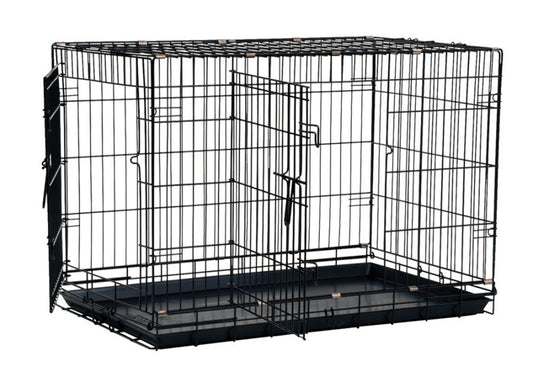 Precision Pet Products 2 Door Great Crate for Dog Hard-Sided Black 48 in