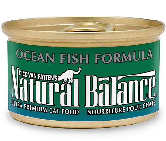 Natural Balance Pet Foods Ocean Fish Formula Canned Cat Wet Food 3 oz 24 Pack