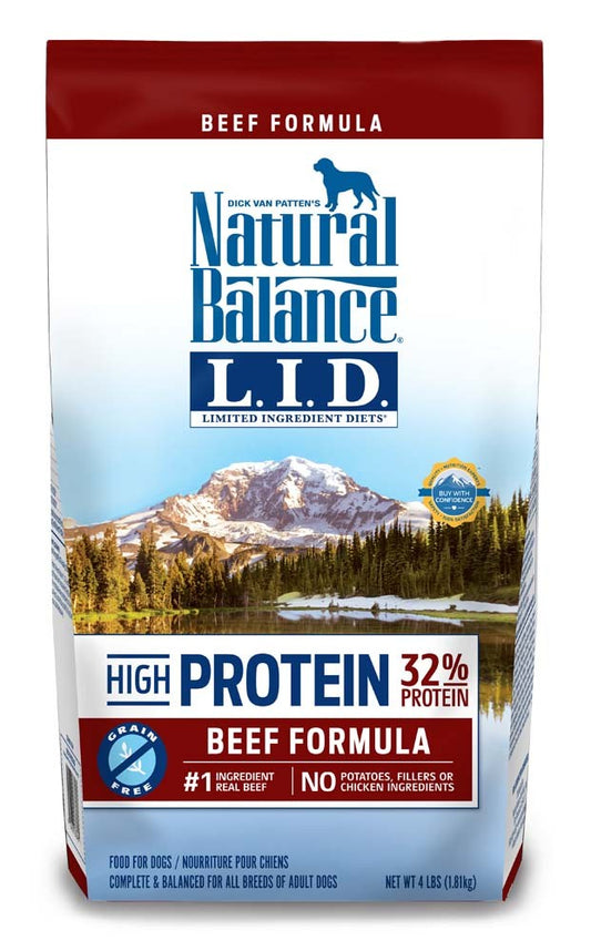 Natural Balance Lid High Protein Beef Formula 6Lbs