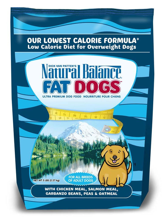 Natural Balance Pet Foods Fat Dogs Chicken & Salmon Formula Low Calorie Dry Dog Food 5 lb