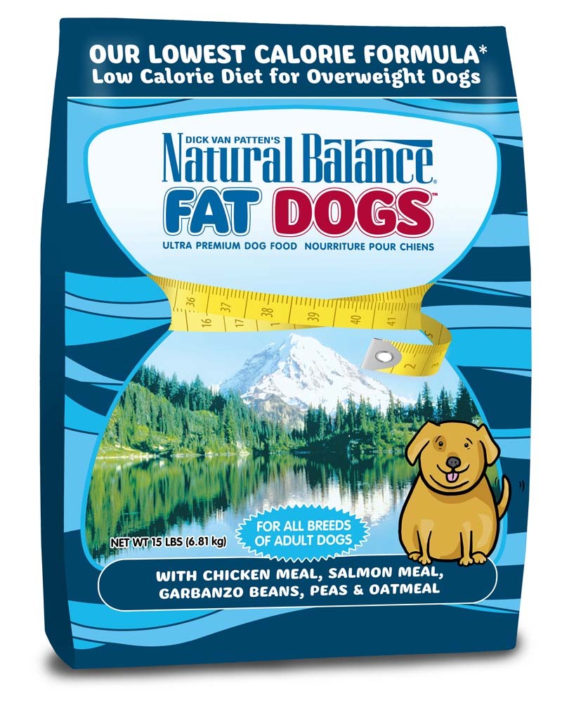 Natural Balance Pet Foods Fat Dogs Chicken & Salmon Formula Low Calorie Dry Dog Food 15 lb