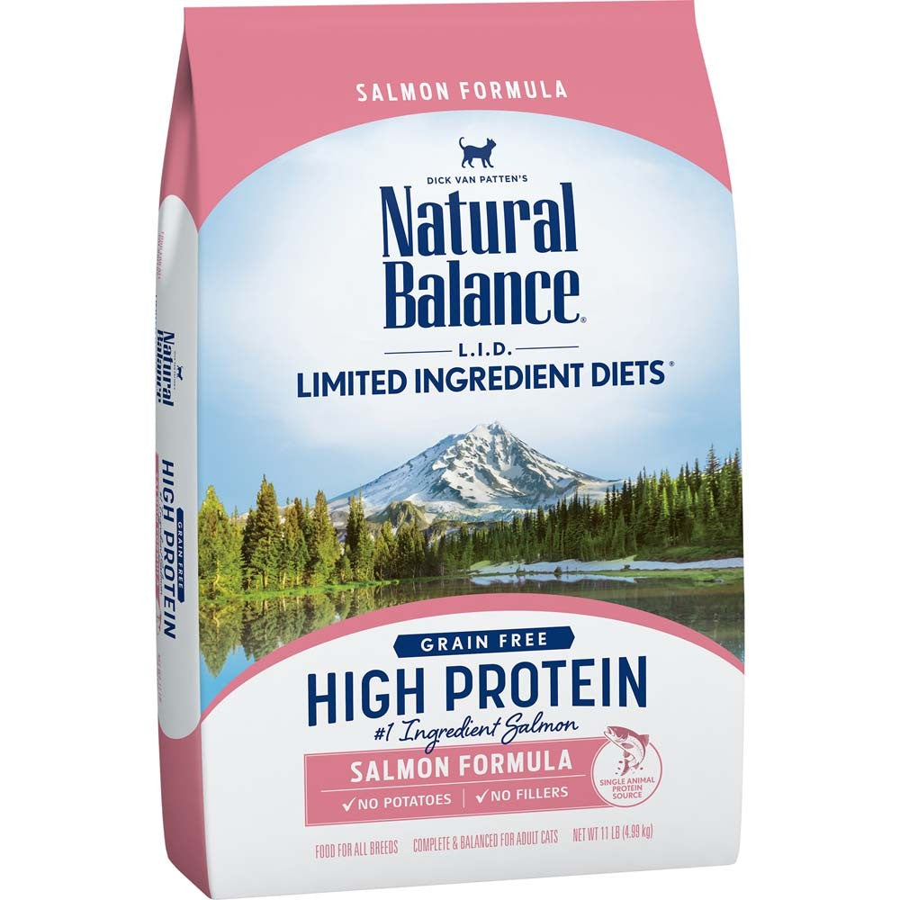 Natural Balance Pet Foods L.I.D High Protein Salmon Dry Cat Food 11 Lb