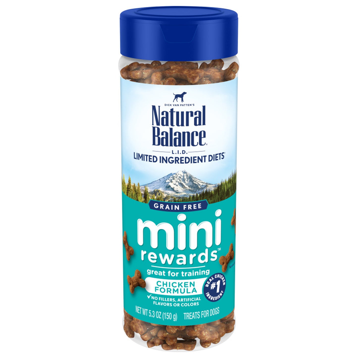 Natural Balance Pet Foods LID Mini Rewards Soft & Chewy Chicken Dog Treats 5.3 oz