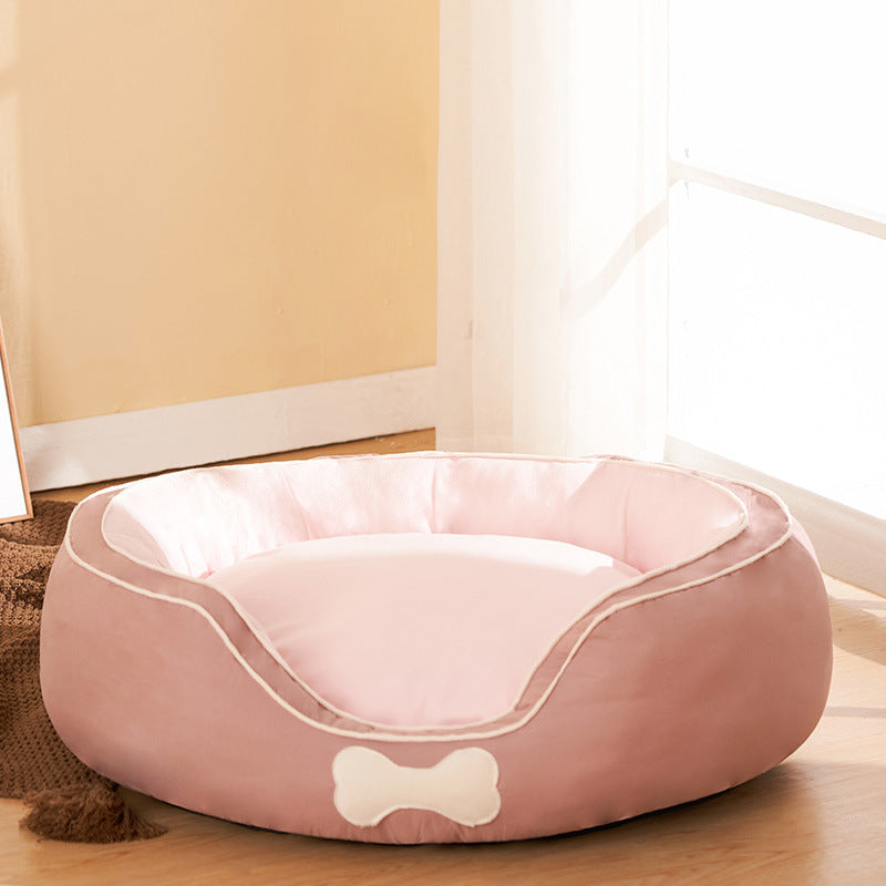BPups Deluxe Bolster Calming Dog Bed