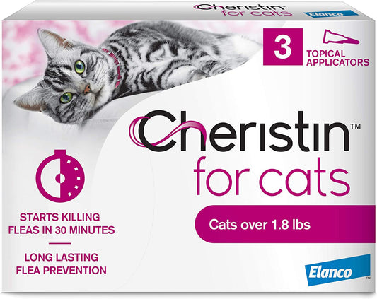 Cheristin Cat Flea (3 Doses) Flea Treatment Elanco/Bayer