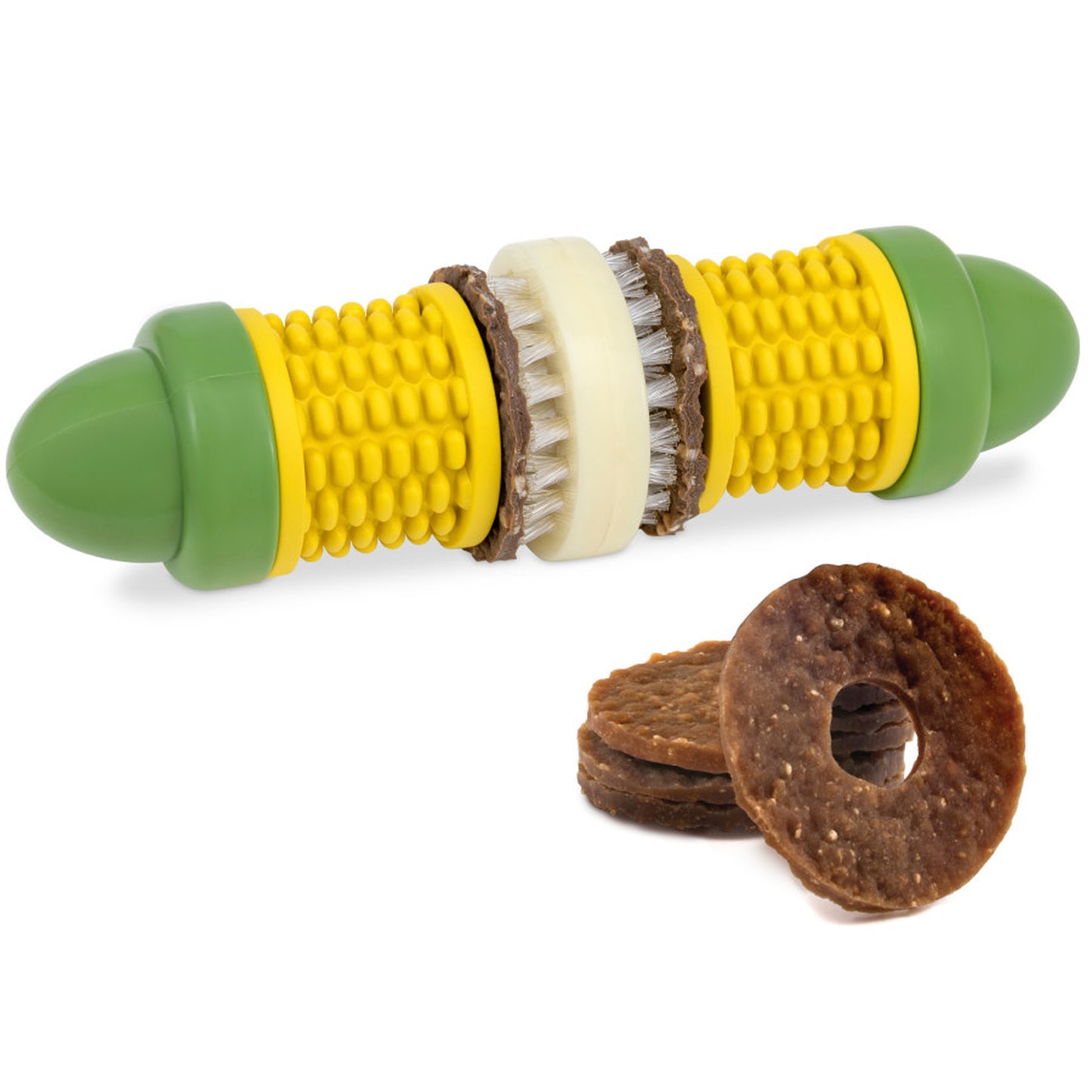 Busy Buddy Cravin Corncob Treat Holding Dog Toy 1ea/MD/LG