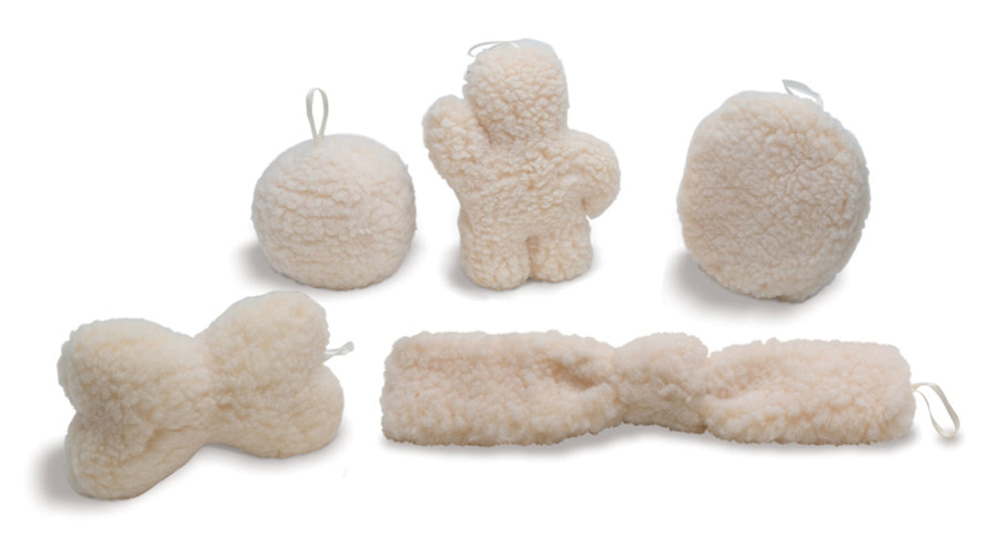 PetSafe Premier Sheepskin Ball Dog Toy Medium