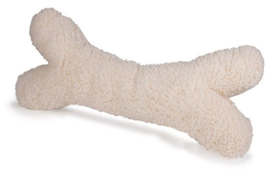 PetSafe Sheepskin Bone Dog Toy Monster