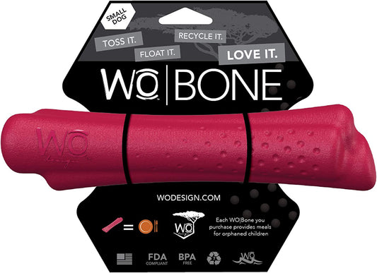 Wo Dog Bone Cranberry Small