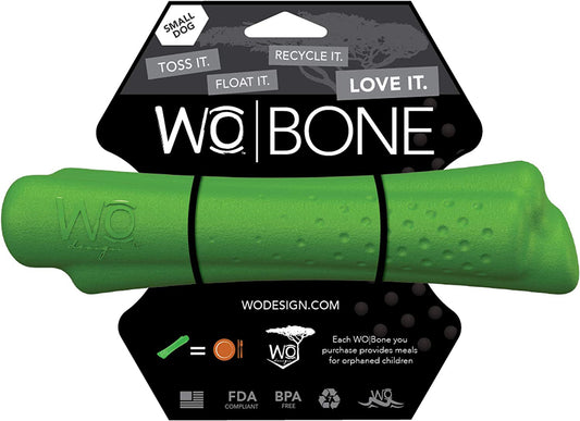 Wo Dog Bone Green Small