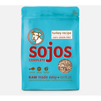 Sojos Complete Grain Free Adult Dog Food Turkey Recipe, 4 Oz Trial Size