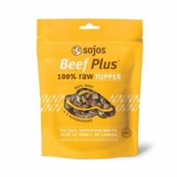 Sojos Beef Plus Topper Dog Food 4Oz