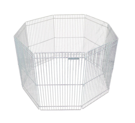 Marshall Pet Products Small Animal Play Pen White