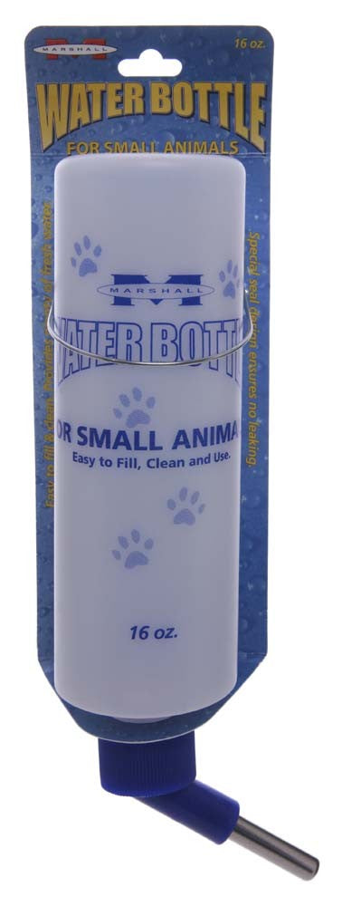 Marshall Pet Products Water Bottle for Small Animals Clear, Blue