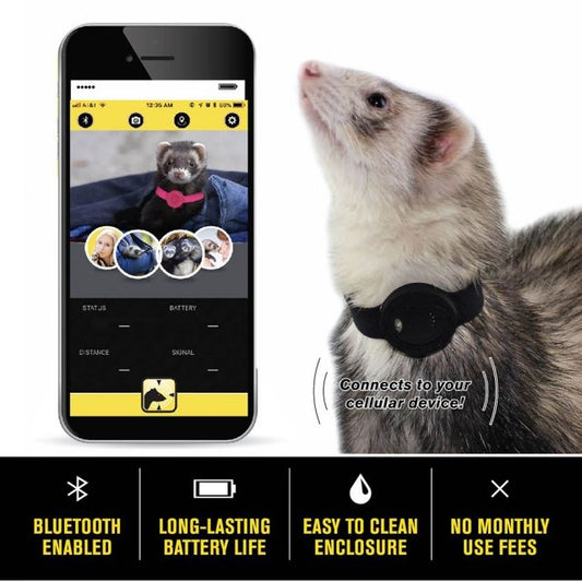 Marshall Pet Products Ferret Finder GPS Collar Black