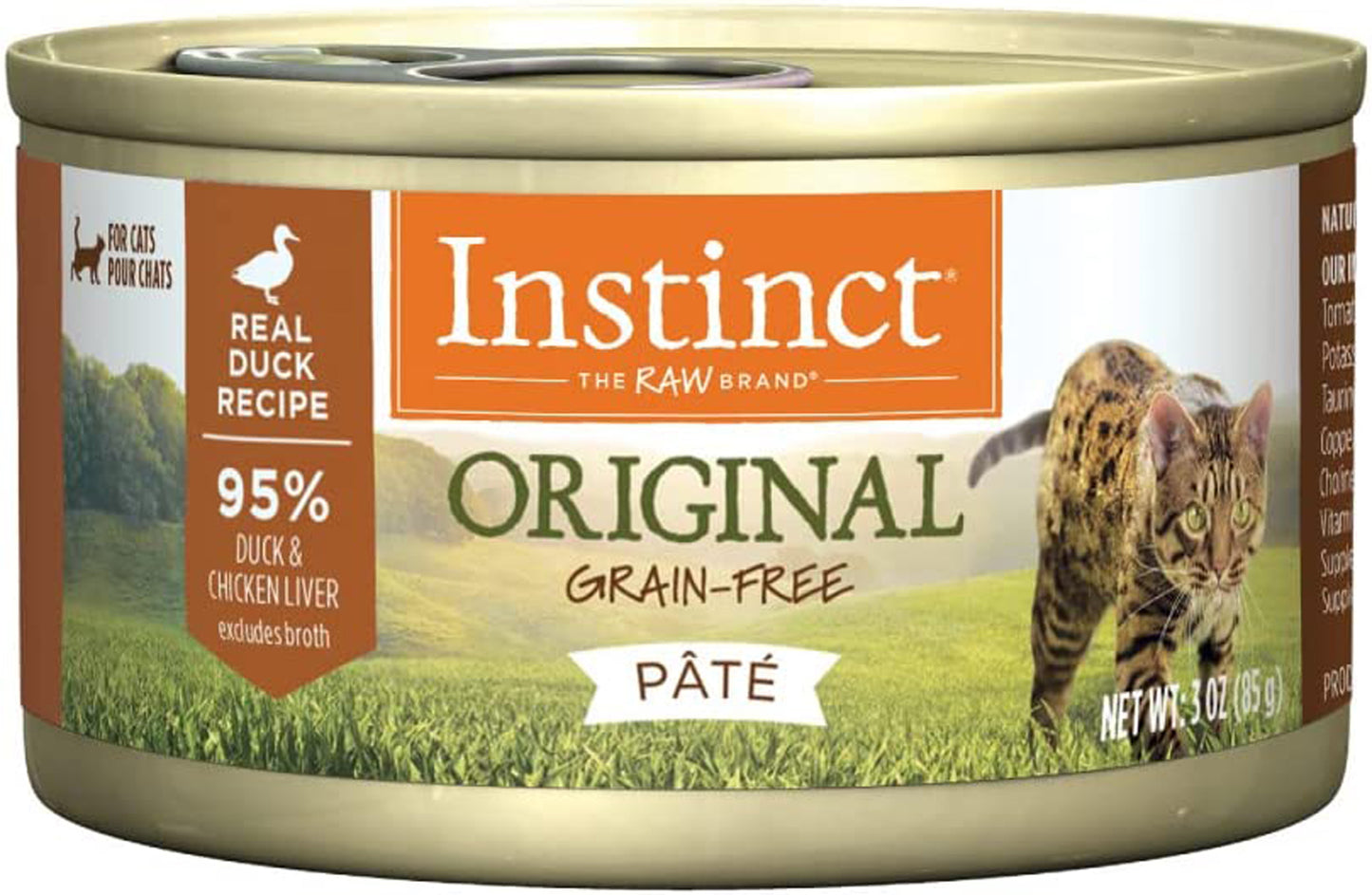 Natures Variety Instinct Can Cat Originalinal Duck 3oz.