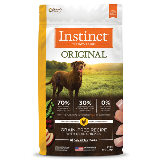 Natures Variety Instinct Originalinal Chicken 4Lb Grainfree