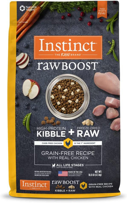 Natures Variety Instinct Raw Boost Chicken 10Lb Grainfree