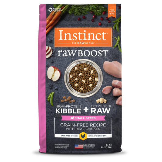 Natures Variety Instinct Raw Boost Small Breed Chicken 4Lb Grainfree