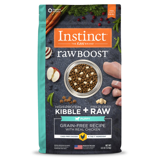 Natures Variety Instinct Raw Boost Puppy Chickn4Lb Grainfree